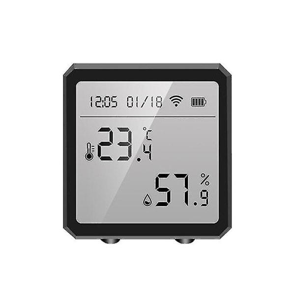 Smart Wifi Termometer Hygrometer Stemmestyring Trådløs værelse