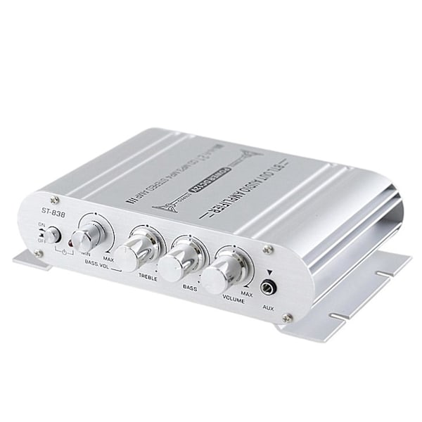 12v 400 Watt Bil Audio Stereo Forstærker 2.1 Kanal Hifi Højttaler Strømforstærker System Udendørs