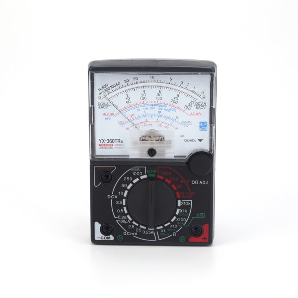 Analog Multimeter Mätinstrument AC DC Voltmeter Amperemeter Ohmmeter Analog Multimeter Spänning Ström Resistans Mätning