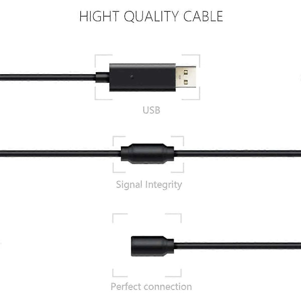 Til Logitech G920 Pedal Usb Kabel/ Adapter Rat Kabel Sort