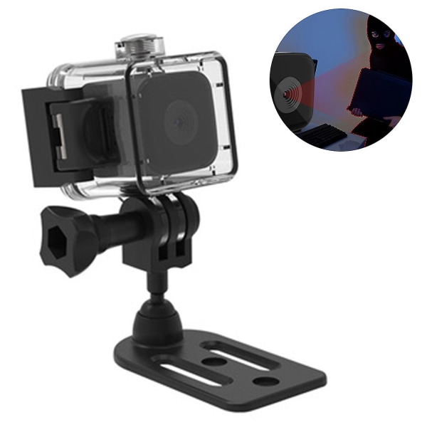 Minikamera, Trådlös, High Definition, Long Standby Mini 1080p Night Vision Vattentät Sport Liten Kamera
