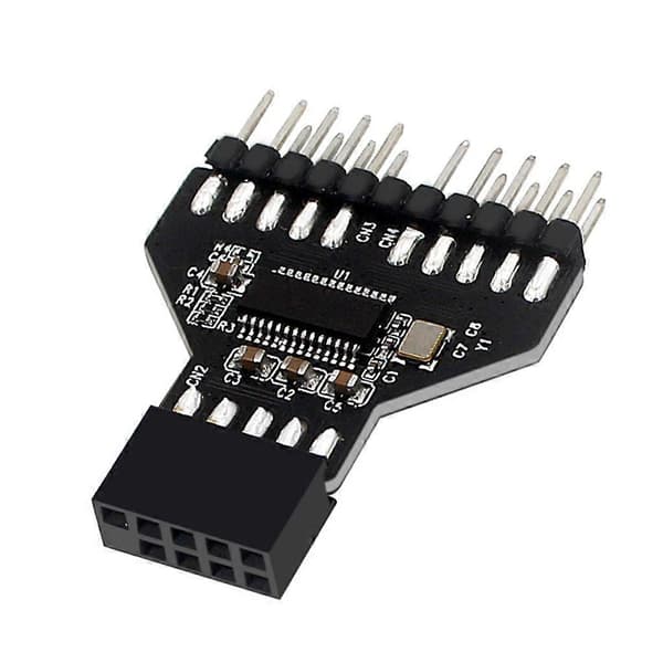 USB 2.0-stik til RGB USB2.0 9-benet interface splitter computeradapter