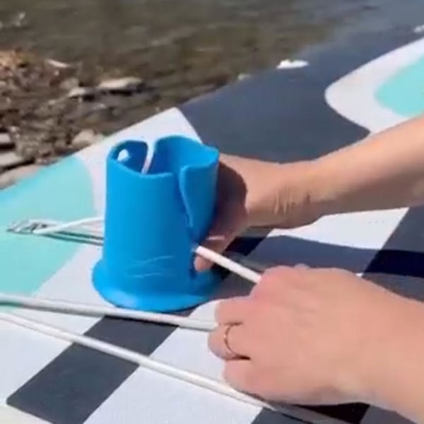 Paddleboard Mugghållare Enkel att Installera Stå Upp Mugghållare för Paddleboard Tillbehör Blue