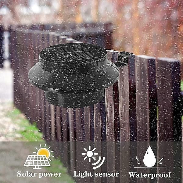 Solcellelamper - 6-pakning vanntette dekorative solcellehagelamper for terrasse, dekk og veranda