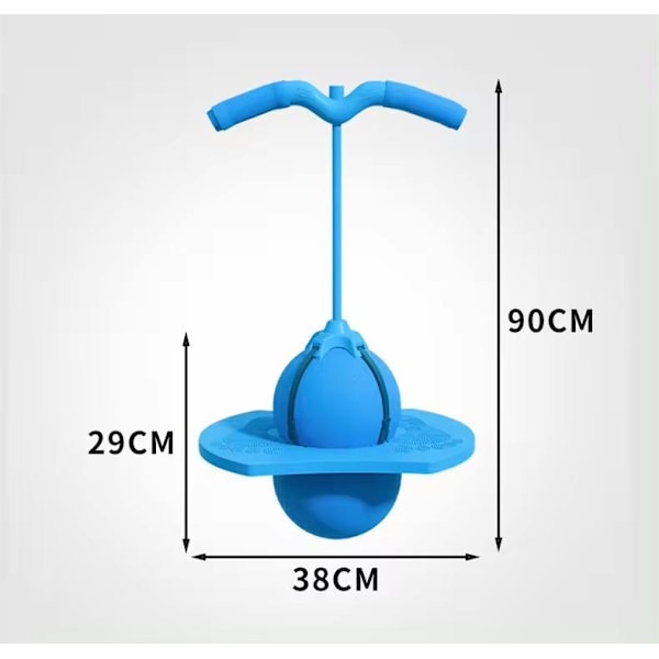Pogo Stick för vuxna, studsboll, hoppboll, skippboll, för barn 8+