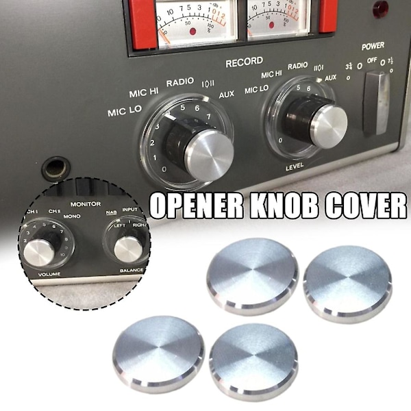 4 st/set Metall Öppnare Knappskydd För REVOX A77 A76 A78