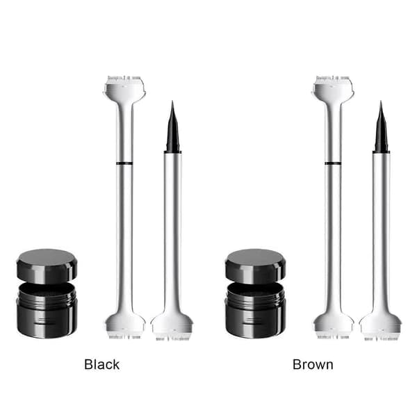 Nedre Vippe Stempel - Silikone Øjenvippe Stempel, Nedre Øjenvippe Stempler Hurtig Øjenmakeup Black