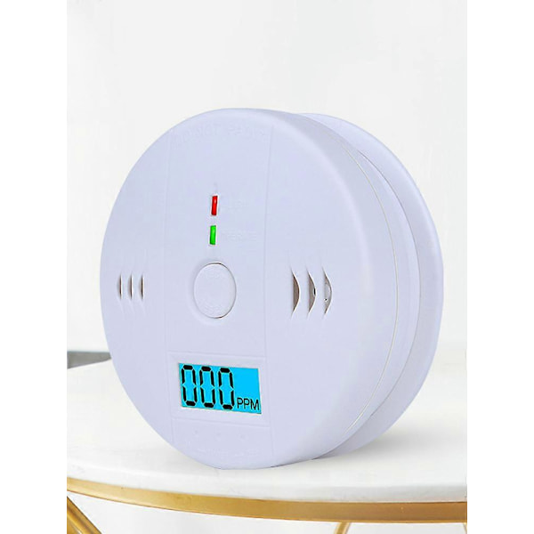 Alarm, CO-monitor med LED-display, Kulmonoxid LCD til butikker, supermarkeder, kontorer