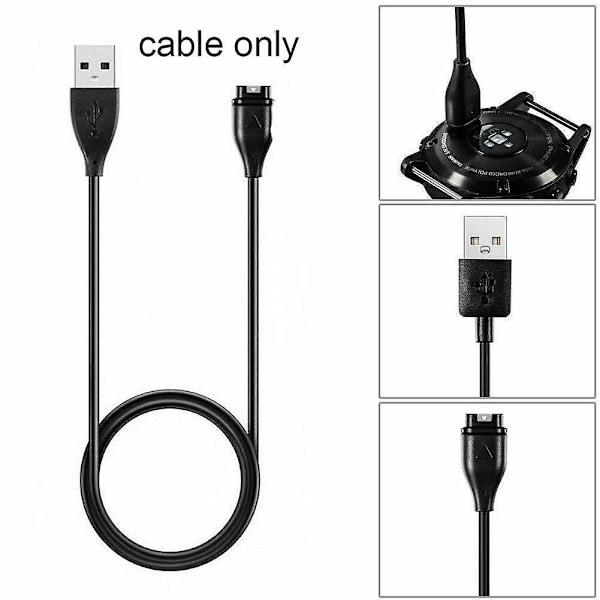 Til Garmin Swim 2/Instinct Tide/Instinct Tactical USB Oplader