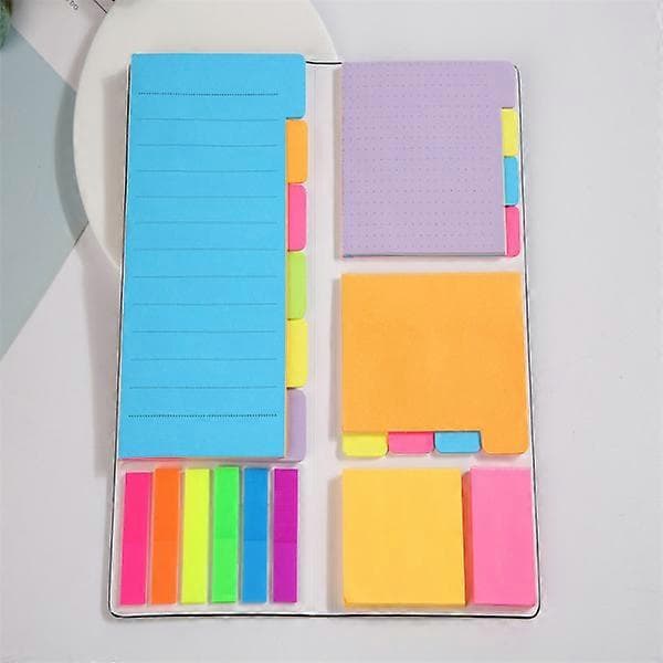 Post-it sett, post-it etikett, separate post-it lapper, skole S, ZQKLA