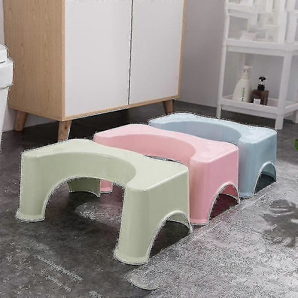 Kylpyhuoneen Squatty Potty -jakkara, WC-jakkara raskaana oleville, WC-jalkajakkara Gray