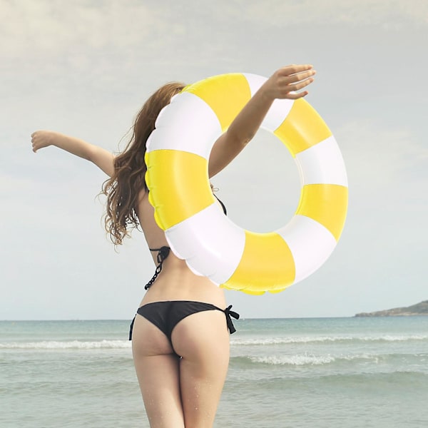 Pool Float Svømmetube Ring Oppustelig Pool Float Svømmetube Voksen Pool Ring Svømning Ring Float