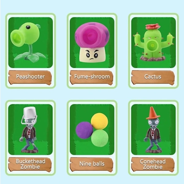 Plants vs. Zombies 2 serie leksaksfigurer