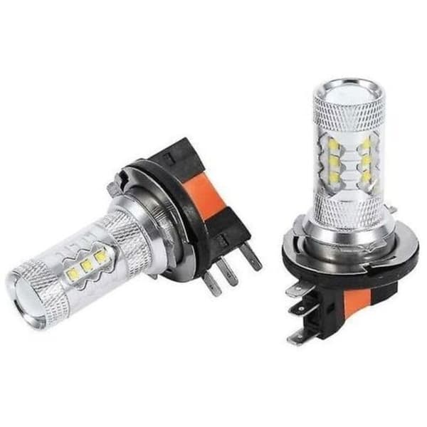H15 80W hvit LED-pære for bilfrontlykter