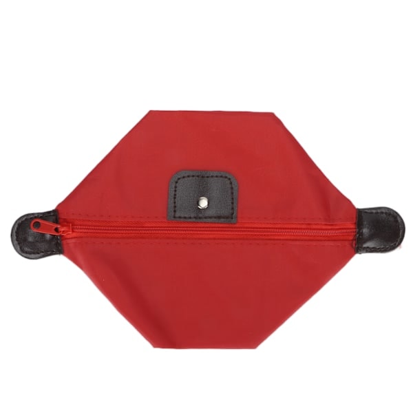 Waterproof nylon dumplings cosmetic bag multifunctional portable makeup bag for cosmetic red