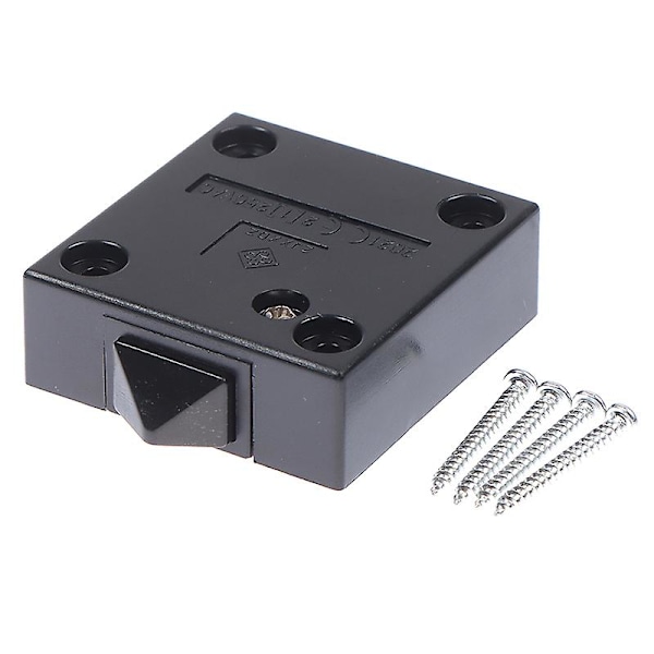Skåpsdörrsströmbrytare Garderobsströmbrytare Klädskåpsdörrsströmbrytare Skåpsdörrsgrepp Black 1PC