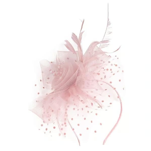 Bryllup Brud Fascinator Hatt Dame Teselskap Hårbånd Banketthatt Brudehodeplagg