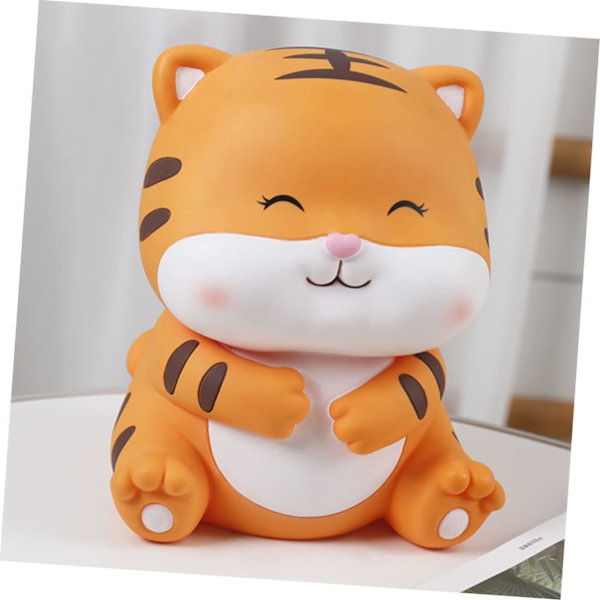 1 st Spara Pengar Tiger Piggy Bank Leksak Behållare Piggy Bank för Kreativ Myntbehållare Elektronisk Piggy Bank Pojkar Bank