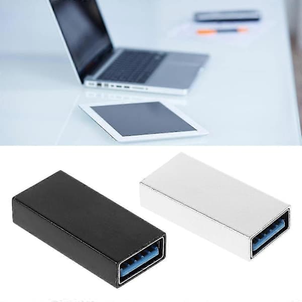 USB 3.0 Naarasliitin Tyyppi A Jatkoadapteri Black