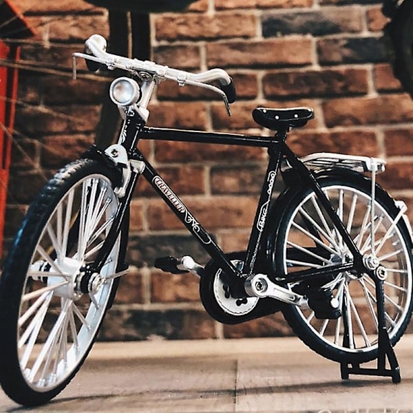 Samlerobjekter Cykel Kunst Skulptur Stativ Stabil Legering Fuld af Personlighed Simulation Kunst Cykel Boligindretning 7