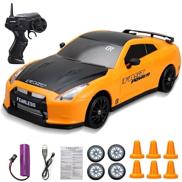 2.4G Drift RC Bil 4WD RC Drift Bil Legetøj Fjernstyret GTR Model AE86 Køretøj Bil RC Racerbil Legetøj til Børn Julegaver 02-1B