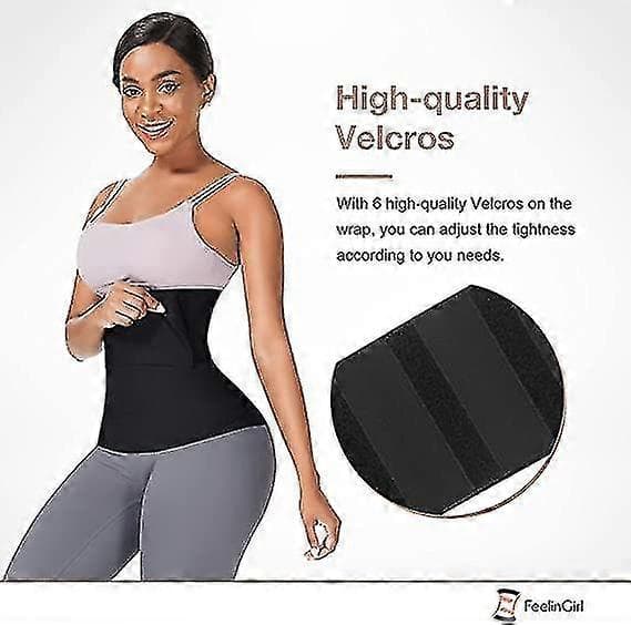 Taljetræner til kvinder Sauna Trimmer Bælte Maveindpakning Plus Size