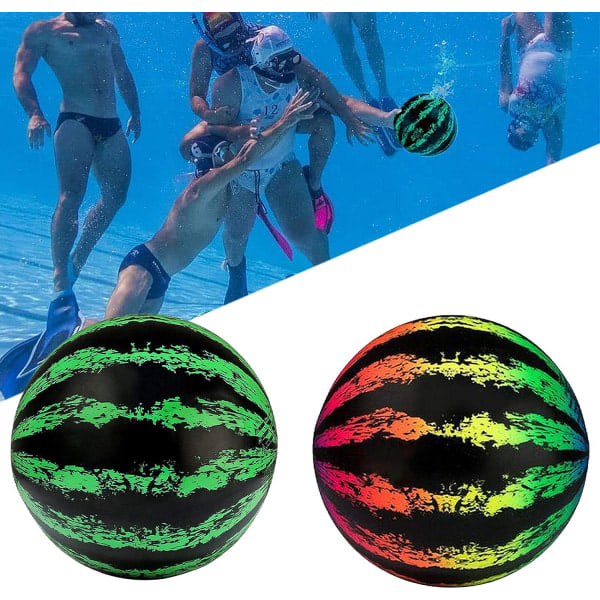 Vattenstudsboll - spela basketliknande spel under vatten - fylls med vatten - poolleksak - adapter ingår