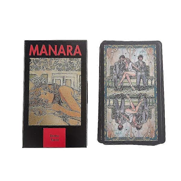 Tarot Of Manara Engelsk Version Oracle Spådom Öde Spel Kortlek Tarot
