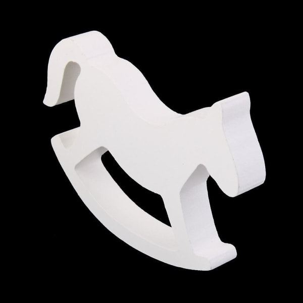 Små träleksaker, små träleksaker för barn, tecknade tredimensionella djur, bröllopslogotypdekorationer (2-pack)