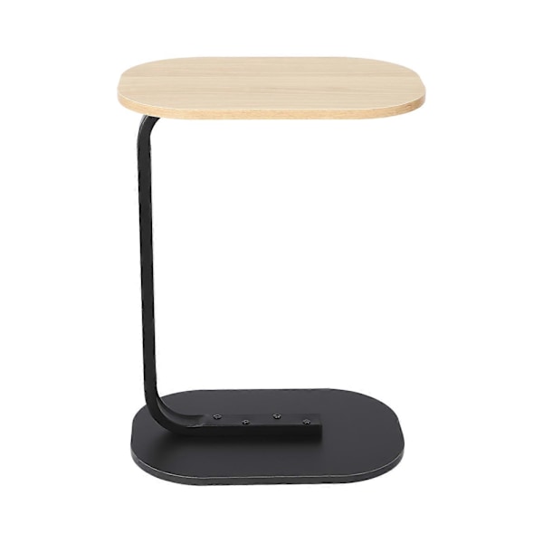 C-formet Sidebord Fritstående Sofabord Log Black