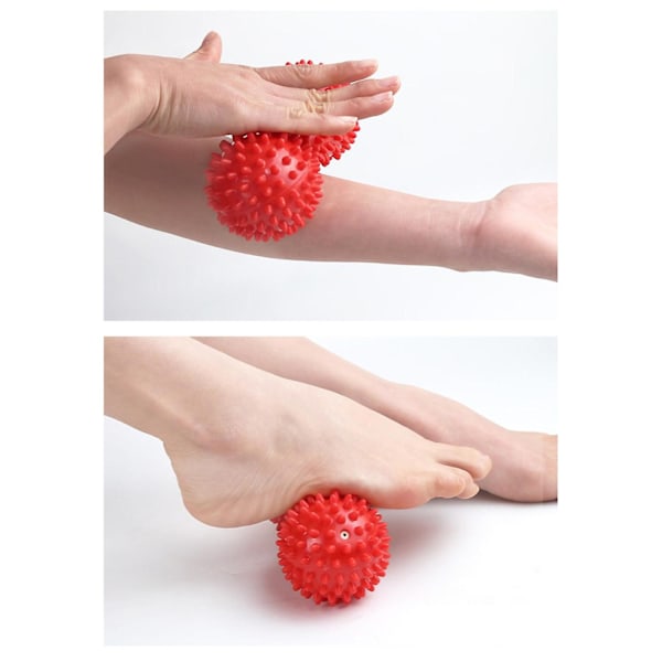 PVC Jordnötsformad Spikig Massageboll Fasciaboll för Utomhus- och Inomhus Träningsövningar