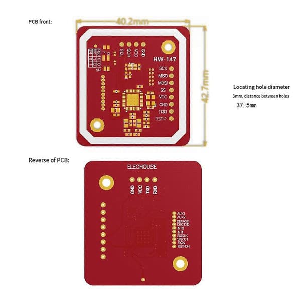 PN532 NFC RFID Trådløs Modul V3 Leser Skriver Kit