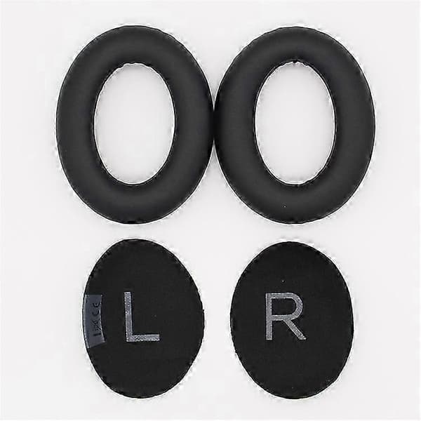 Erstatning Protein Leather Øreputer Øreputer for Bose 700 Nc700 Bluetooth Hodetelefoner 1 Par Sett Black