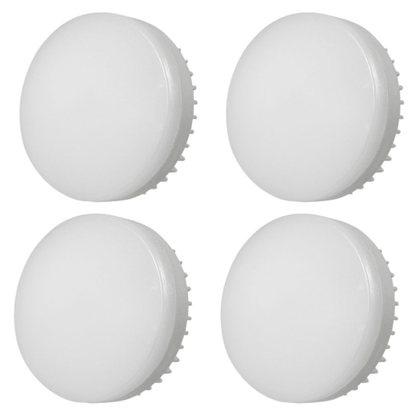 Dimbar GX53 7W 85-265V LED skåpbelysning, 4 st, kallvit 6000K