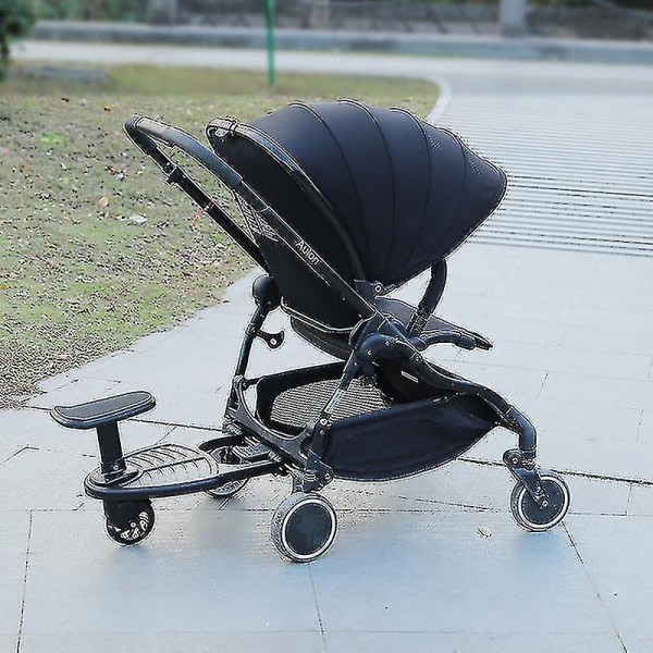 Universell 2-i-1 barnvagnsbräda med avtagbar sits Second Child Artefact Child Rider Stroller A