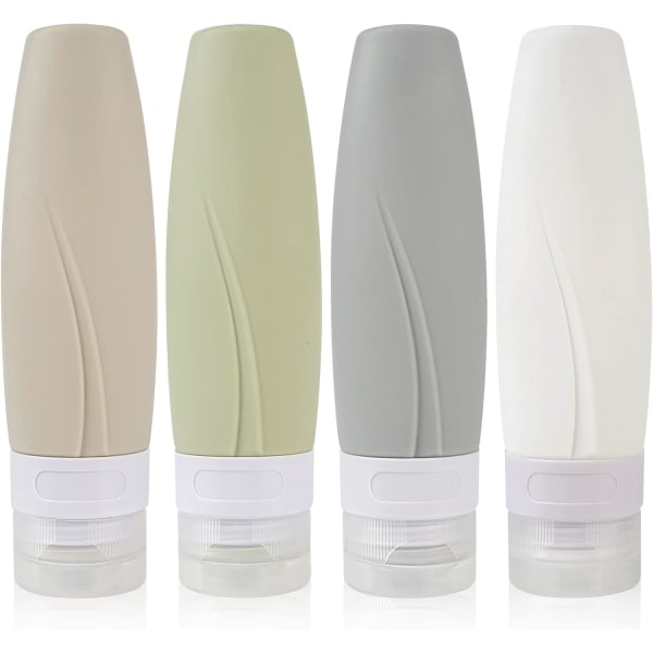 90 ml reseflaskor, läckagesäkra silikonreseflaskor och T