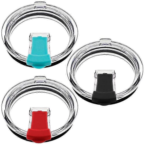 3-pack 30oz dricklock läckagesäkra stänksäkra lock för dricksglas och muggar