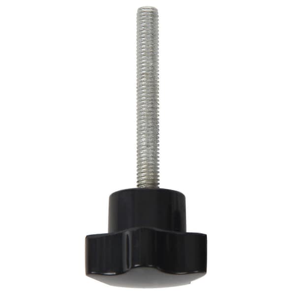 6 stk. M6 X 50 mm låsende stjerneformet plastikhoved han gevind knopgreb