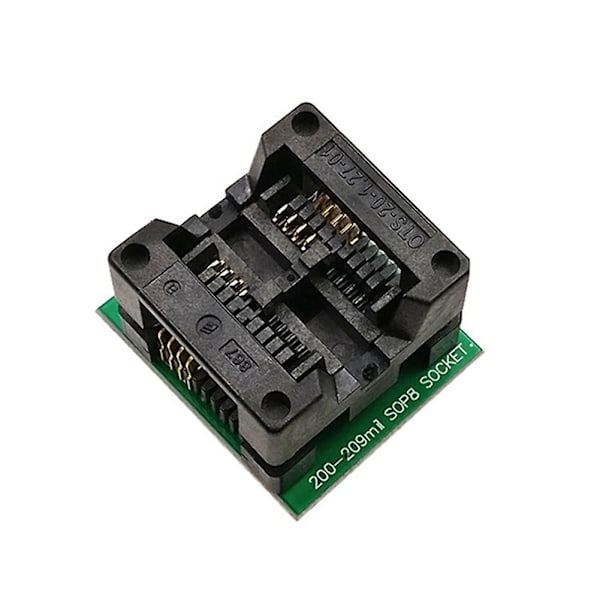 1 st SOP8 till DIP8 SOP8 Vänd DIP8 SOIC8 till DIP8 IC-uttag Programmerare Adapteruttag för Bred 200Mil