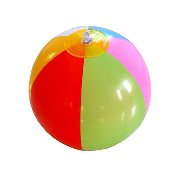 5 stk Oppblåsbare Lekepanel Bassengballer PVC Oppblåsbare Baller Bassenglekeballer Seksfarget Baller Strandballer