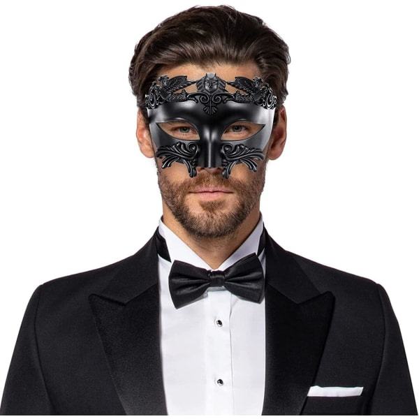Maskerad Mask Romersk Grekisk Mask för Män Venetiansk Mask Halloween Jul Mask för Fest Mardi Gras Bröllop Karnevaler