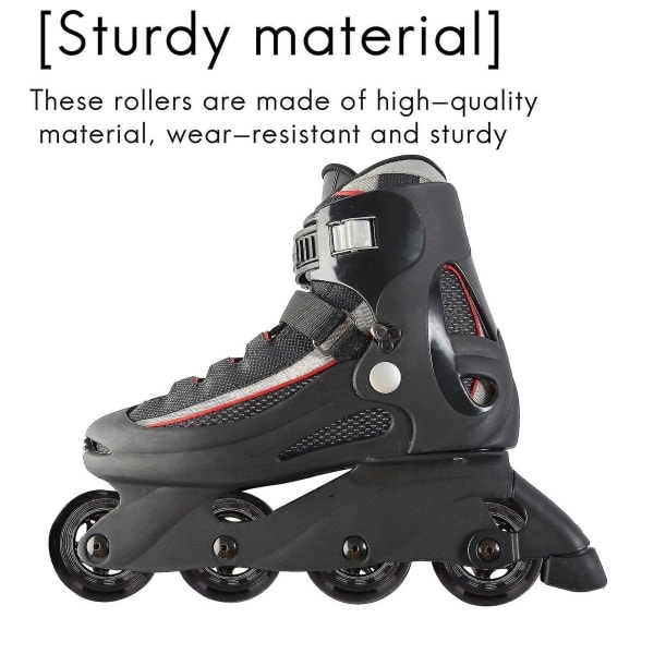 8 kpl inline-pyöriä, sisä-/ulkokäyttöön sopivat rullaluistimen pyörät, vaihtopyörät laakereilla 64mm