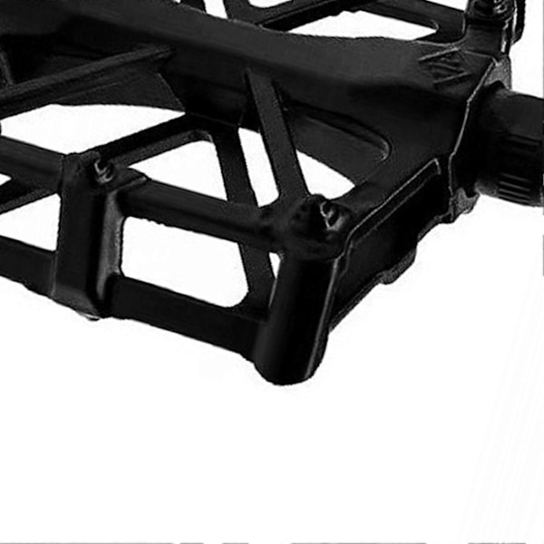 Sykkelpedaler i aluminiumslegering, stabil hul design, lett vekt, høy styrke, bredt landeveissykkelpedalsett, svart E2U111