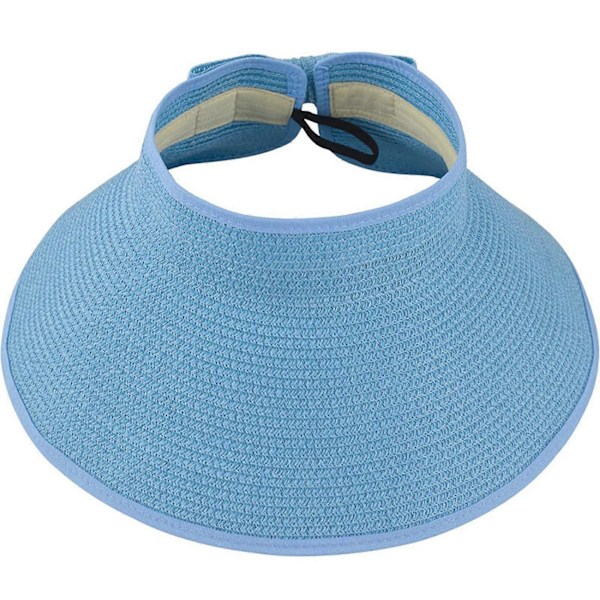 Solhat til kvinder med UV-beskyttelse - Sommerhat til strand, fiskeri og vandreture Sky Blue