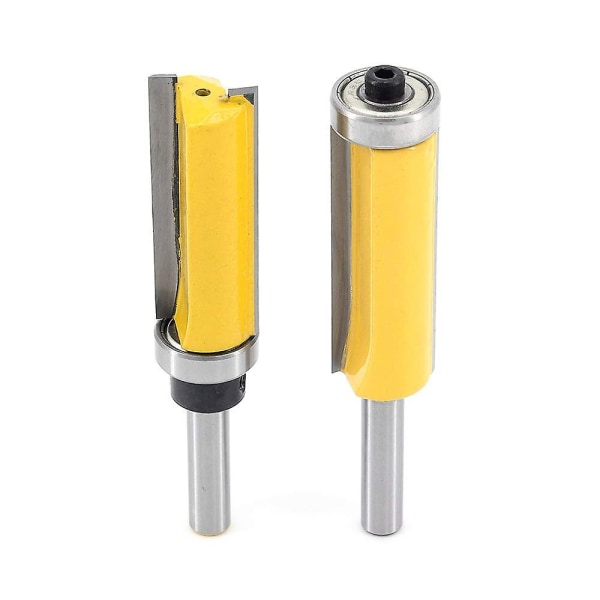 2023 - 8mm Skaftplattändfräs, Extra Lång Fräs, Profilfräs Med Övre Lager + Profilfräs