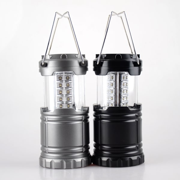 LED Stretch Camping Lys Campinglys (Svart) black