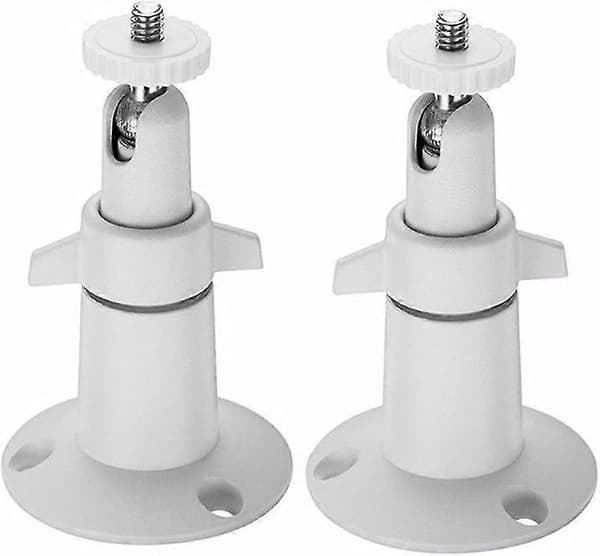 2-pack säkerhetskamera väggfäste, justerbart inomhus-/utomhusfäste för Arlo Pro Arlo Pro 2 Arlo Ultra och andra kompatibla modeller (vit) White