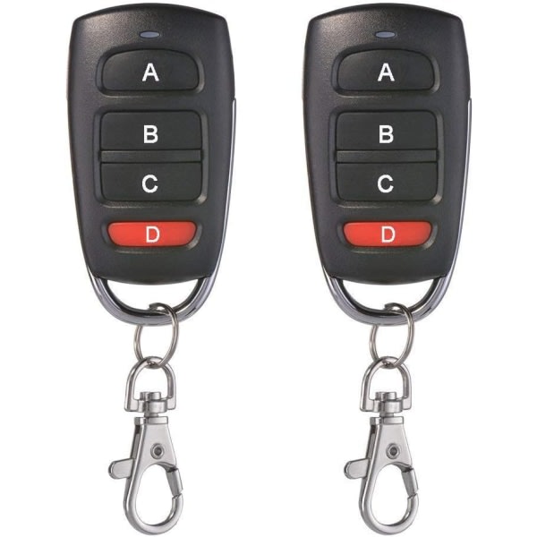 Universal Garage Door Cloning Key Remote Control 433MHz 4 Button Cloners för Garage Door Electric Gate Etc