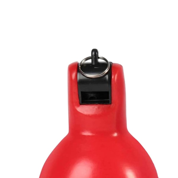 2 Stycken Handpress Visselpipor Högljudda Sportvisselpipor för Vandring Inomhus Utomhus gul och röd green and red 12cmx6.5cm