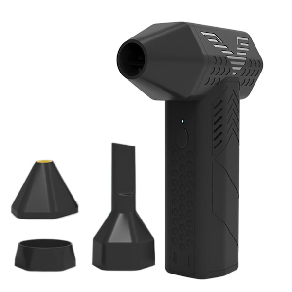 Mini Jet-Dry Blåser Fan Håndholdt Kordløs Børsteløs Støvblåser for PC Bladblåser Upgrade